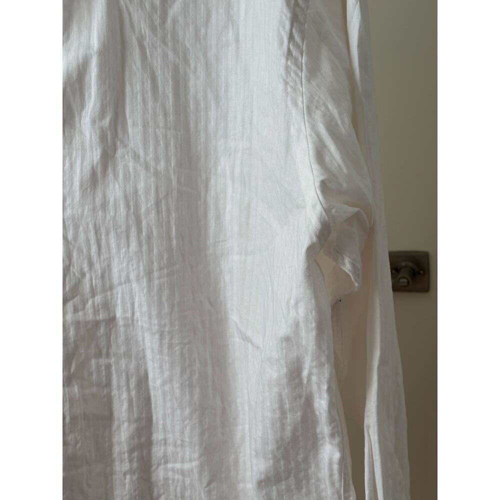 Calvin Klein Men’s White Button Down Shirt 100% Cotton Size 16.5 32/33 - Picture 6 of 8